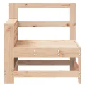 Canapé de jardin accoudoir 69x62x70,5 cm bois massif de pin