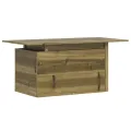 Table de jardin 100x50x75 cm bois de pin imprégné