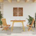 Table à manger de jardin 110x56x75 cm bois massif d'acacia
