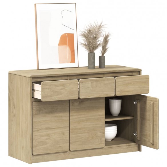 Buffet SAUDA chêne 114x43x75,5 cm bois massif de pin