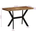 Table à manger 110x55x75 cm bois de manguier massif
