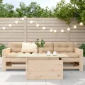 Table de jardin 100x50x75 cm bois massif de pin