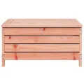 Repose-pied de jardin avec coussin bois massif douglas
