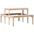 Table de pique-nique 110x134x75 cm bois massif de pin