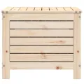 Repose-pied de jardin 62x63,5x53,5 cm bois de pin massif