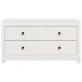 Armoire latérale Blanc 100x40x54 cm Bois de pin massif