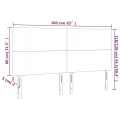Têtes de lit 4 pcs Bleu foncé 80x5x78/88 cm Velours