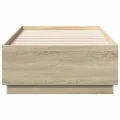 Cadre de lit chêne sonoma 90x190 cm bois d'ingénierie
