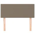 Tête de lit Taupe 90x5x78/88 cm Tissu