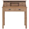Bureau 90x50x100 cm bois de teck solide