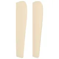 Tête de lit avec oreilles Crème 103x23x118/128 cm Tissu