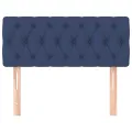 Tête de lit Bleu 100x7x78/88 cm Tissu