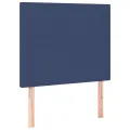 Têtes de lit 2 pcs Bleu 80x5x78/88 cm Tissu