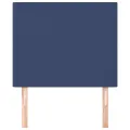 Têtes de lit 2 pcs Bleu 80x5x78/88 cm Tissu