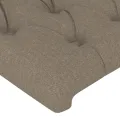 Tête de lit à LED Taupe 90x7x118/128 cm Tissu
