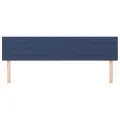 Têtes de lit 2 pcs Bleu 80x5x78/88 cm Tissu