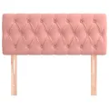 Tête de lit Rose 90x7x78/88 cm Velours
