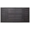 Table de jardin Noir 120x70x66 cm Résine tressée