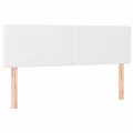 cadre de lit avec matelas Blanc 140x190cm Similicuir