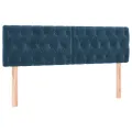 cadre de lit avec matelas LED Bleu foncé 140x200 cm