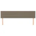 Têtes de lit 2 pcs Taupe 80x5x78/88 cm Tissu