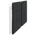 Coussin de tête de lit noir et blanc 200 cm similicuir
