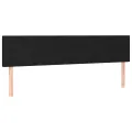 cadre de lit avec matelas noir 120x190 cm tissu