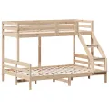 Lit superposé 90x200/140x200 cm bois de pin massif