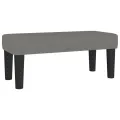 cadre de lit avec matelas gris foncé 120x190cm tissu