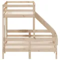 Lit superposé 80x200/140x200 cm bois de pin massif