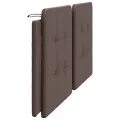 Coussin de tête de lit marron 200 cm similicuir
