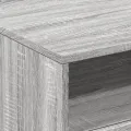 Table basse avec lumières LED sonoma gris 50x49x40 cm
