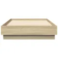 Cadre de lit chêne sonoma 90x190 cm bois d'ingénierie