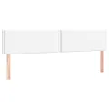 cadre de lit avec matelas blanc 120x190cm similicuir