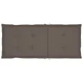 Chaises inclinables de jardin 2 pcs avec coussins Bois d'acacia