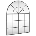Miroir mural noir 80x100 cm arche fer