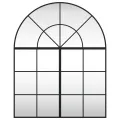 Miroir mural noir 80x100 cm arche fer