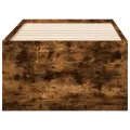 Lit de jour et tiroirs chêne fumé 100x200 cm bois d'ingénierie
