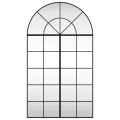 Miroir mural noir 80x140 cm arche fer