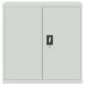 Classeur gris clair 90x40x130 cm acier