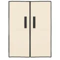 Armoire à chaussures Crème 60x28x90 cm Tissu