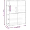 Armoire à chaussures Crème 60x28x90 cm Tissu