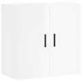 Armoire murale Blanc brillant 60x31x60 cm Bois d'ingénierie