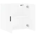 Armoire murale Blanc brillant 60x31x60 cm Bois d'ingénierie