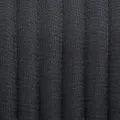 Chaises à manger lot de 4 noir tissu
