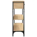 Table console chêne sonoma 72,5x25x75 cm bois d'ingénierie