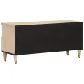 Meuble TV 100x33x46 cm bois massif de manguier