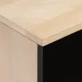 Meuble TV 100x33x46 cm bois massif de manguier