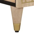 Meuble TV 100x33x46 cm bois massif de manguier