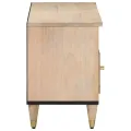 Meuble TV 100x33x46 cm bois massif de manguier